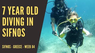 Diving in Sifnos after Corona virus  WEEK 64  Sifnos Greece [upl. by Nueoht332]