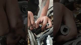 Audi V6 TFSI 30 engine timing chain replacement setting and markings [upl. by Ingalls]