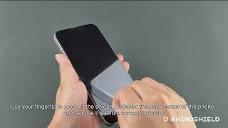 RHINOSHIELD 3D Impact Screen Protector Pro  Removal Tutorial [upl. by Julissa]