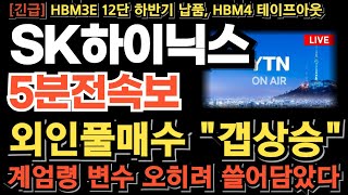 SK하이닉스 주가 전망긴급 계엄령 변수 오히려 외인 쓸어담았다 삼중바닥 quot풀매수quot 갭상승 출발 내일 무조건 이렇게 하세요 이번 타점 놓치면 기회 없습니다 미리 준비하세요 [upl. by Ahsanat]