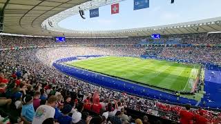 Olympiastadion vor dem Achtelfinale [upl. by Aihsekat]