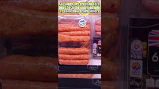 Are Lidls Lovely English Sausages Keto 🥖😋 Eastbourne UK 🇬🇧  Yes they are shorts [upl. by Rutra]