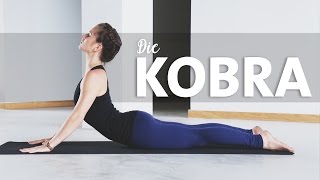 Die Kobra  Yoga Asana lernen für Anfänger  Bhujangasana [upl. by Naro]