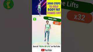 Try taking 3000 steps a day to help body fat comes off walksoflife5308 walkathome walking steps [upl. by Eachelle223]