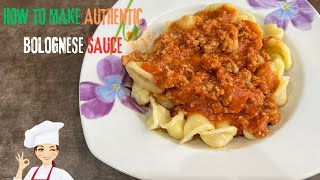 How to prepare RAGÙ ALLA BOLOGNESE  Traditional Italian recipe 🇮🇹 [upl. by Adnarahs269]