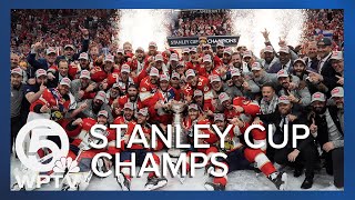 Florida Panthers win 1st Stanley Cup in franchise history [upl. by Iviv]