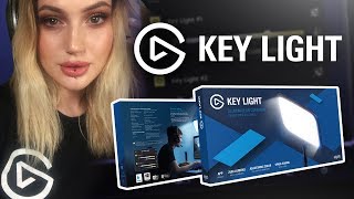 THE BEST LIGHTING SOLUTION FOR TWITCH STREAMERS  Elgato Key Light [upl. by Anneg]