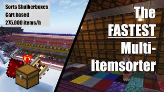 Fast Shulkerbox based MultiItemsorter V4 121 [upl. by Aleris]