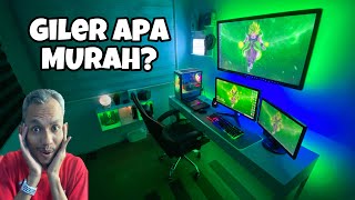 GAMING ROOM BAJET MURAH AESTHETIC SMALL ROOM MAKEOVER MALAYSIA [upl. by Anaxor]