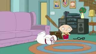 Stewie hits Brian in the face with a baseball bat [upl. by Ettenad]