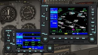 Tutorial Deutsch  XPlane 11 Navigation mit Standardnavi Garmin ILS Autopilot und Flugplan [upl. by Mulderig665]