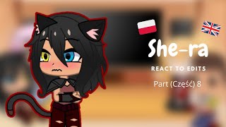 🇬🇧shera react to edits 🇵🇱 [upl. by Alleinad]