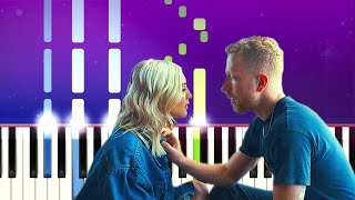 JP Saxe Julia Michaels  If The World Was Ending Piano Tutorial [upl. by Notsnhoj628]