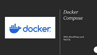 Docker Compose [upl. by Oremar]