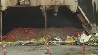 New Haven coal fire burns 12 hours heavy smoke reported [upl. by Chemar249]