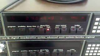 AMS RMX16 Reverb Remote barcode reader demo [upl. by Old]