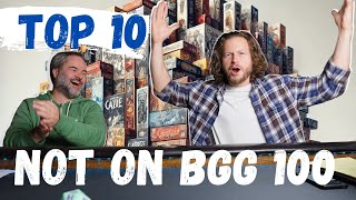 Best Games NOT on BGGs top 100 Part 1 [upl. by Leanor]