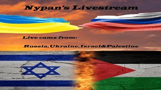 Live HD cams from RussiaUkraine amp PalestineIsrael Middle East [upl. by Estele]