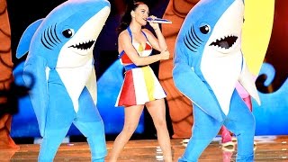 Katy Perrys Super Bowl LEFT SHARK  Whats Trending Now [upl. by Edina]