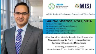 Gaurav Sharma PhD MBA  Mitochondrial Metabolism in Cardiovascular Diseases [upl. by Danforth]