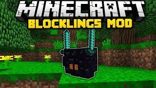 Minecraft BLOCKLINGS MOD Mod Showcase [upl. by Scuram]