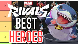 RANKING ALL MARVEL RIVALS CHARACTERS [upl. by Kcirret]