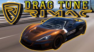 FORZA HORIZON 5  RIMAC CONCEPT TWO AND NEVERA DRAG TUNE [upl. by Eiwoh]