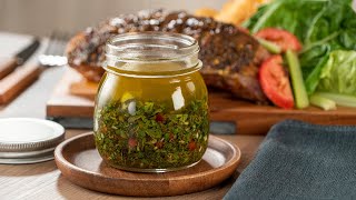 ¿Cómo hacer chimichurri casero  kiwilimón recetas [upl. by Beverle540]