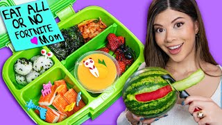 I made Tik Tok Food Art  Kids Bento Boxes [upl. by Paxton]