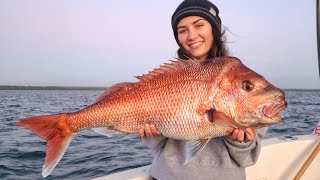 I Caught My First SNAPPER amp It Was HUGE  Westernport Snapper Fishing [upl. by Stich]