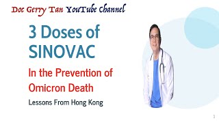 Are Three Doses of Sinovac Effective Against Omicron Deaths Lessons from HongKong Surge [upl. by Eurd]