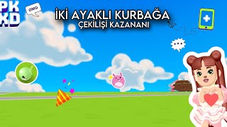 İKİ AYAKLI KURBAĞA ÇEKİLİŞİ KAZANANI  LİNA PK XD [upl. by Anaeed]