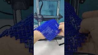 Fully 3d printed chainmail fabric 3dprinting [upl. by Natan]