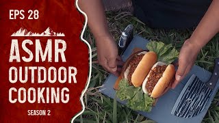 ASMR Outdoor Cooking Eps 28  Hot Dog Chili Sauce in the Quiet Green Hills [upl. by Jardena495]