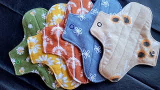 DIY cloth menstrualincontinence pads tutorial [upl. by Kyred]