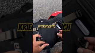 Kriega R3 Pouch sportbikedreams lifeontwowheels motorcycle actioncameramotovlogs bikelife [upl. by Aniretake]