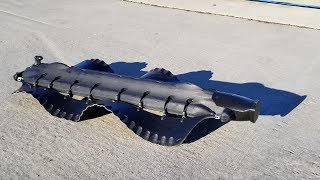 Amphibious Velox robot uses undulating fins to swim and crawl [upl. by Atiuqehc201]