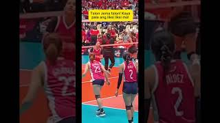 Talon Jema talon Kaya pala ang liksi kumilos eh creamline jemagalanza pvl volleyball fyp [upl. by Orose688]