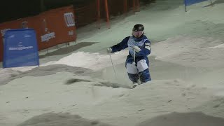 Jaelin Kauf  4th Place  Mogul World Cup Finals Megeve 2022 [upl. by Dottie]