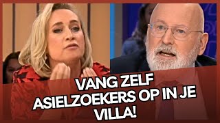 Timmermans AANGEPAKT op TV Vang zelf ASIELZOEKERS op in je VILLA [upl. by Duj]