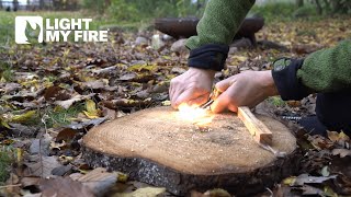 How To Start a Fire using Swedish Firesteel from Light My Fire [upl. by Annette602]