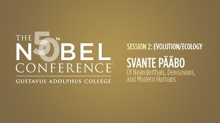 Svante Pääbo at Nobel Conference 50 [upl. by Meletius]