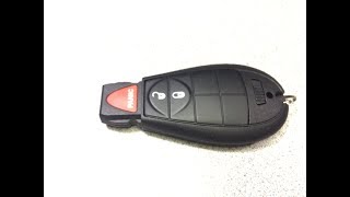 Dodge Grand Caravan keyless entry remotes FOB Battery replacement [upl. by Dianemarie]