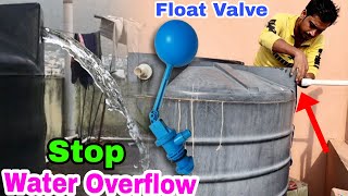 How To Stop Water Tank Overflow Float Valve  Nitto Tools [upl. by Nnyltiak]