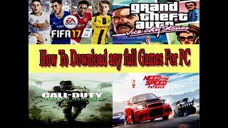 How to Download any PC Games কি ভাবে ডাউনলোড করবেন কম্পিউটার গেমস। [upl. by Enirrok]