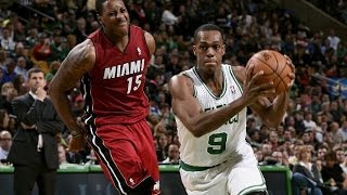 Rajon Rondo 9 pts10 reb15 ast vs Miami Heat 20132014  Full Highlights  HD [upl. by Kendall175]