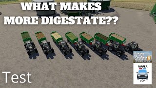 WHAT MAKES MORE DIGESTATE  Farming Simulator 19 Test Video [upl. by Letnom]