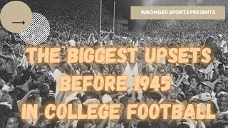 10 Biggest Upsets Before 1945 [upl. by Leaj]