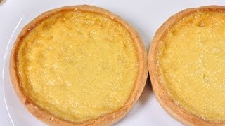 ทาร์ตคัสตาร์ด Custard Tart Flan Parisien [upl. by Nosinned]