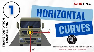 HORIZONTAL CURVE  GATE  HIGHWAY ENGINEERING  TRANSPORTATION ENGINEERING  APJAKTU  CET206 [upl. by Tades]